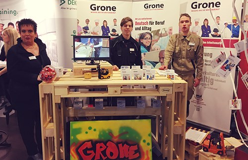 Grone Stand auf der Lermesse in Bremen